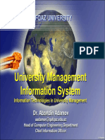 University Management Information System