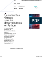 Herramientas Basicas para desarrolladores en Python