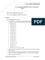 Tex-411-A, Soundness of Aggregate Using Sodium Sulfate or Magnesium Sulfate