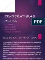 Temperaturas Altas