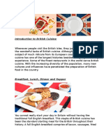 Traditonal English Food / Kalbų Diena