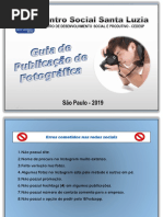 Manual de Instrução de Publicação Fotográfica