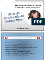 Manual de Instrução de Publicação Fotográfica