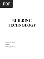 Building Technology: Francisco Ma. Jolina T. AR21FA1 AR. Evangeline Maternal