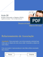 Diagrama de Classes — Tipos de Relacionamentos - Aula 06