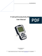 P-520 pH/Conductivity Meter User Manual