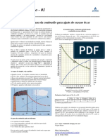 Ajuste Do Excesso de Ar Na Queima Do Bagaço de Cana