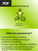 Plural Possessives