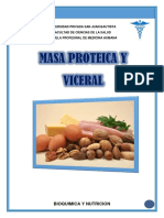 Evaluación de la masa proteica visceral y esquelética mediante métodos bioquímicos