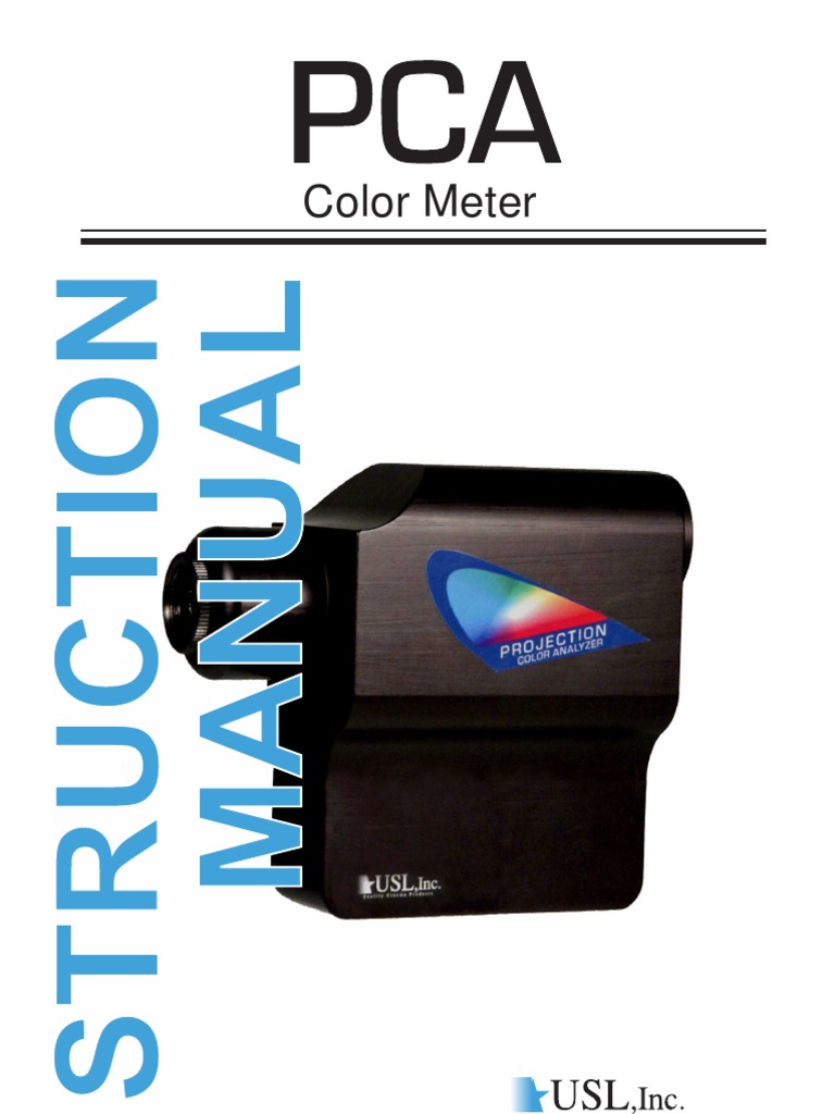 PCA Manual | PDF | Optics | Electromagnetic Radiation