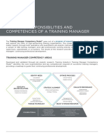 Training Manager Competency Model Flier PDF