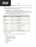 Computer Programming 1st Year 3rd Unit