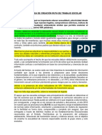 Primera Tarea de Creación Ruta de Trabajo Escolar