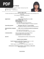 Download Resume Format OJT by Reiko Okeda SN43591805 doc pdf