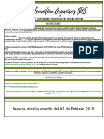 Formato de Pedido Clementina Organicos Listado Actual 2019 Apartir 1 de FebreroU-1