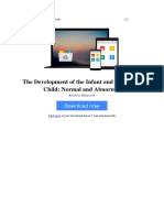 The Development of The Infant and The Young Child Normal and Abnormal by Ronald S Illingworth B00co5hw5k