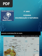 9º Ano - Aulas 01 e 02 - Oceania - EE Mario Porto