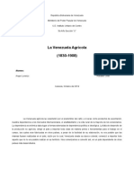 La Venezuela agrícola 1830-1908