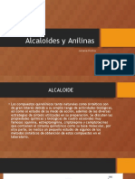 Alcaloides y Anilinas