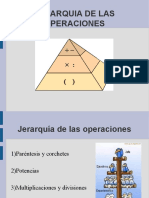 Jerarquía de Operaciones