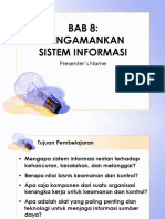 Bab 8 Mengamankan Sistem Informasi