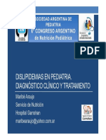 Dislipidemia en Pediatría. Diagnóstico Clínico y Tratamiento. Presentación de PP PDF