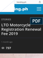 LTO Renewal Requirements