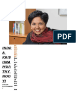 Indra Nooyi, BW Assignment