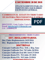 Diapositivas Ley Fananciamiento 1943-2018 Seminario