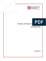 Division of Finance and Planning Strategic Plan: April 2012