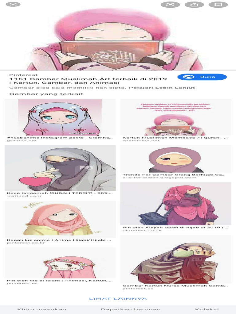 Perempuan Baca Alquran Kartun C Google Penelusuran