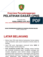 Overview Penyel Latsar CPNS Gol. II Kabid MBD 2019