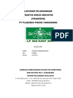 Laporan PKL (Praktek Kerja Lapangan)/PRAKERIN (Praktek Kerja Industri)