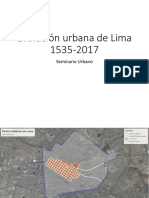 Evolución Urbana de Lima