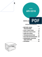 Operation Guide - AR 5316 PDF