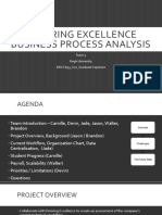 Tutoring Excellence Business Process Analysis: Team 3 Regis University MSCC693 - X70 - Graduate Capstone