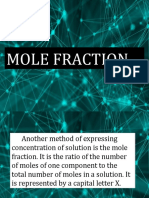 Mole Fraction
