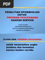 Download Penelitian Epidemiologi Untuk Program Pencegahan Kanker Serviks by Indonesian Journal of Cancer SN43595037 doc pdf