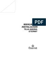Manual de Instalacion Teja Andina Eternit PDF