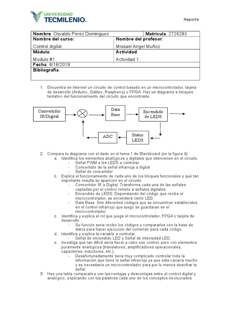 Control Digital Con Microcontroladores Pdf Televisión Televisión