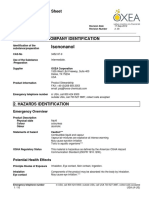 Isononanol: Material Safety Data Sheet