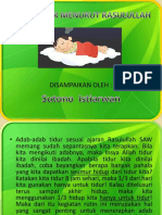 Adab Tidur Menurut Rasulullah