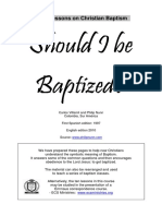 Should I Be Baptized English PDF