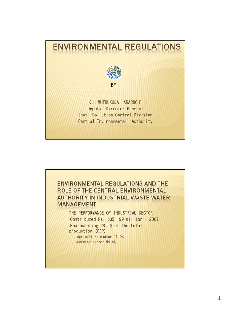 Environmental Laws Sri Lanka PDF Nuisance Crime & Violence