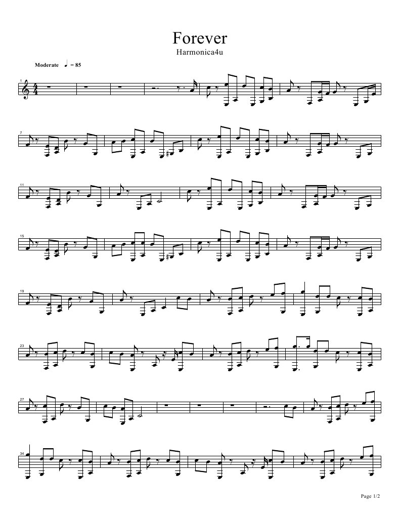 Harmonica Patterns and Techniques Guide | PDF