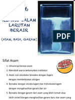 Chapter 6. Reaksi Dalam Larutan Berair (Asam, Basa, Garam)