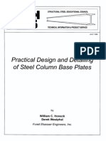 1991 - 07  PRACTICAL DESIGN AND DETAILING OF STEEL COLUMN BASE PLATES.pdf