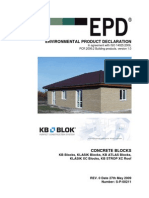 Environmental Product Declaration: in Agreement With ISO 14025:2006, PCR 2006:2 Building Products, Version 1.0