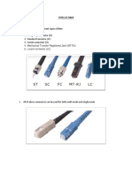 The Following Are Different Types of Fiber: 1. Straight Tip Connector (ST) 2. Standard Connector (SC) 3. Ferrule Connector (FC)