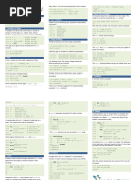 Python in A Day - Cheet Sheet